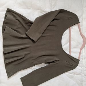 Express peplum sexy tee, S